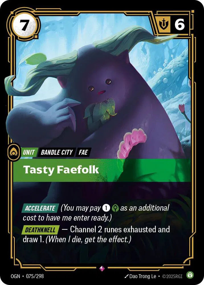 Tasty Faefolk Origins Rare 075/298