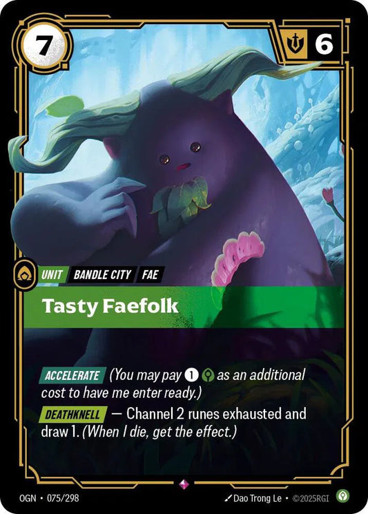 Tasty Faefolk Origins Rare 075/298