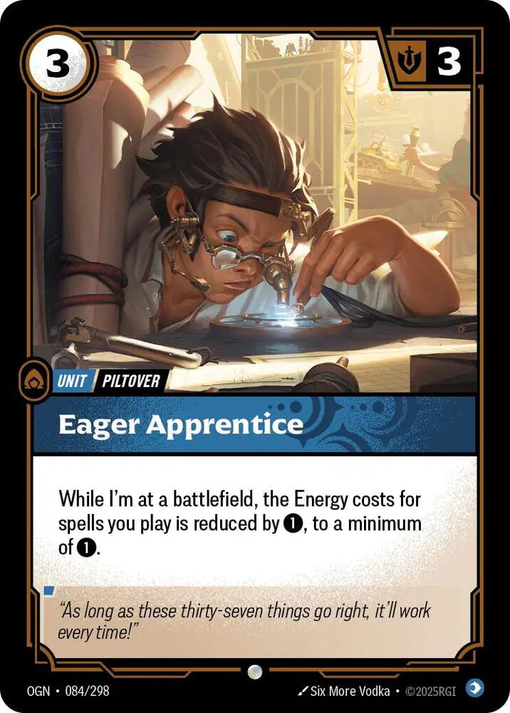 Eager Apprentice Riftbound Common 084/298 Origins