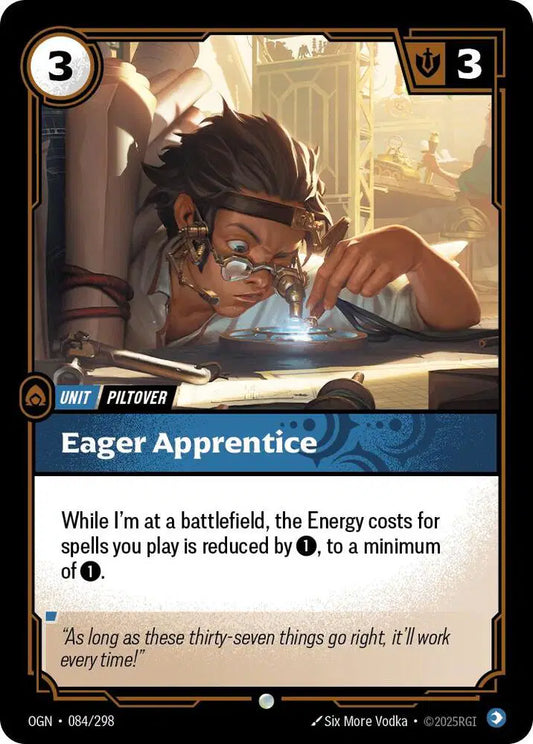 Eager Apprentice Riftbound Common 084/298 Origins