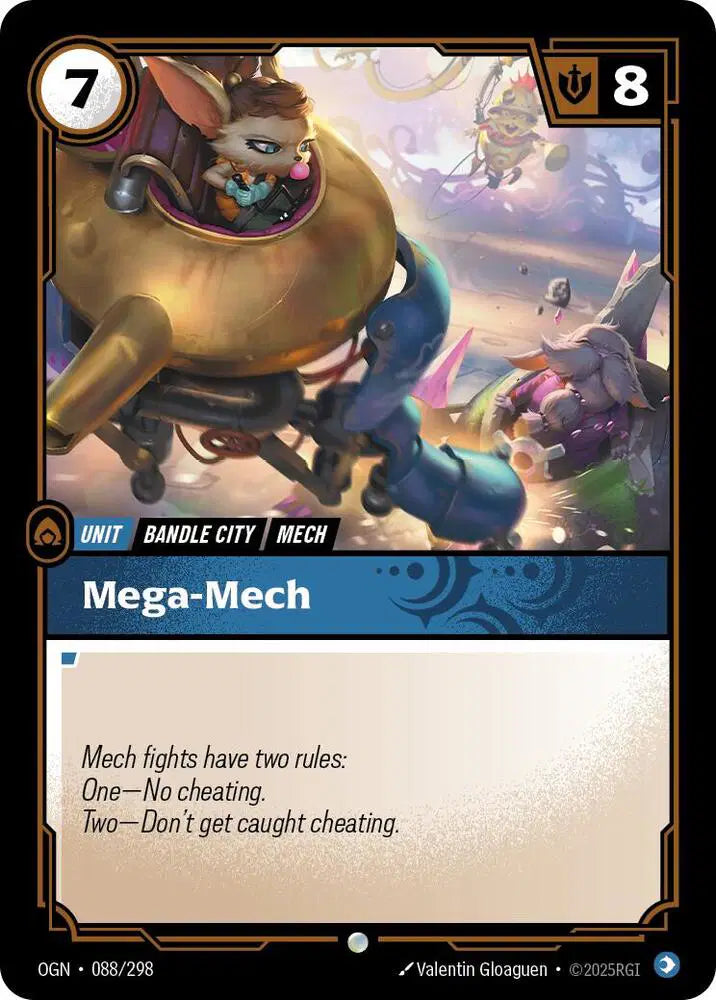 Mega-Mech Riftbound Common 088/298 Origins – MasterSet Co.