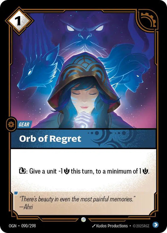 Orb of Regret Riftbound Common 090/298 Origins