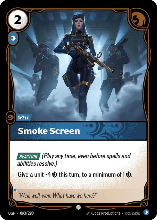 Smoke Screen Riftbound Common 093/298 Origins