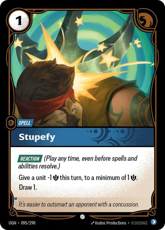 Stupefy Riftbound Common 095/298 Origins