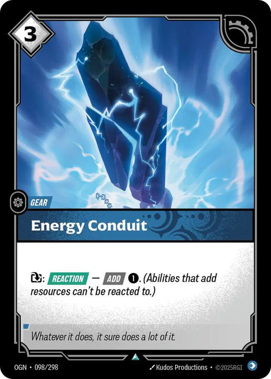 Energy Conduit Riftbound Uncommon 098/298 Origins