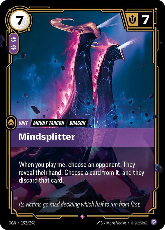 Mindsplitter Origins Rare 192/298