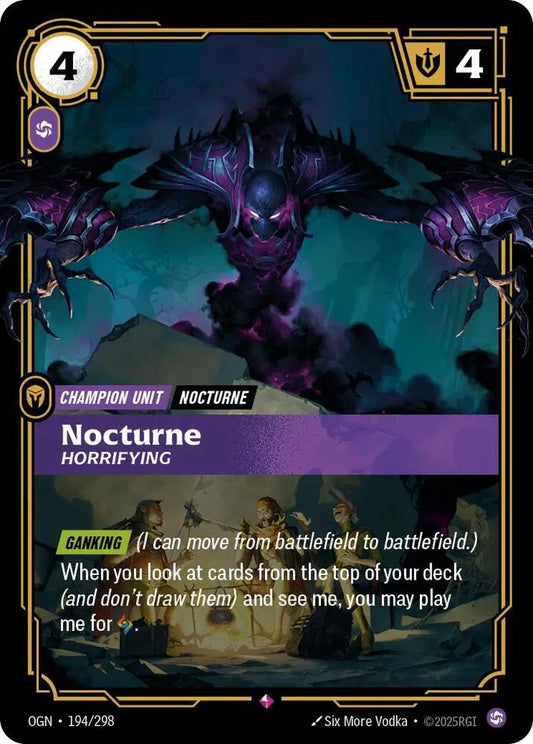 Nocturne - Horrifying Origins Rare 194/298