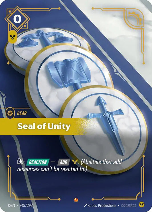 Seal of Unity Origins Epic 245/298