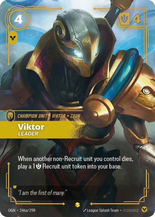 Viktor - Leader (Alternate Art) Origins Alternate Art 246a/298