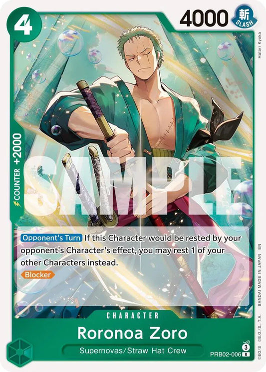 Roronoa Zoro Premium Booster -The Best- Vol. 2 R PRB02-006