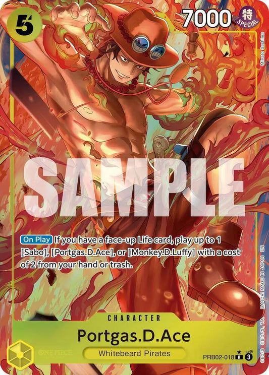 Portgas.D.Ace - PRB02-018 (Alternate Art) Premium Booster -The Best- Vol. 2 R PRB02-018