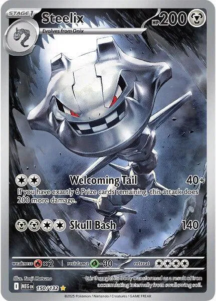 Steelix Mega Evolution Illustration Rare 150/132