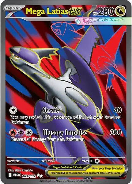 Mega Latias ex Ultra Rare 163/132 Mega Evolution