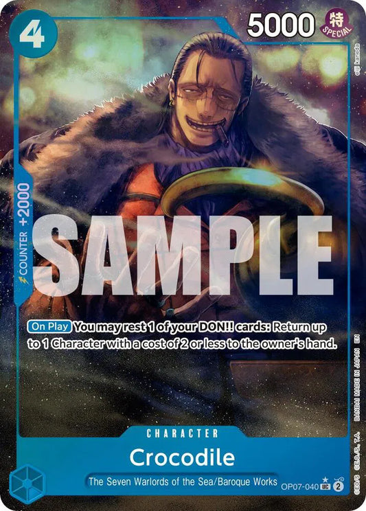 Crocodile - OP07-040 (Alternate Art) Premium Booster -The Best- Vol. 2 UC OP07-040