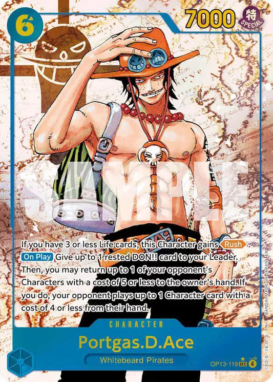 Portgas.D.Ace (119) (Parallel) SEC OP13-119 Carrying On His Will