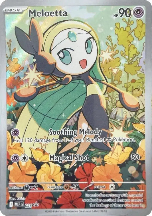 Meloetta - 026 Illustration Rare 026 Mega Evolution Promos