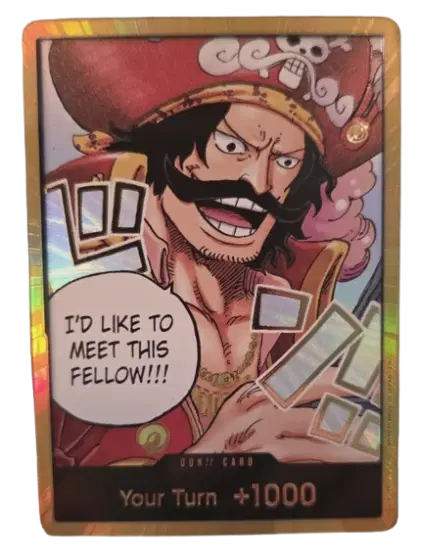 DON!! Card (Gol.D.Roger) (Gold) DON!! Carrying On His Will