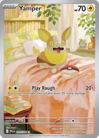 Yamper Illustration Rare 099/094 Phantasmal Flames