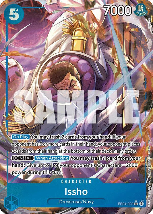 Issho (Alternate Art) The Azure Sea's Seven R EB04-022