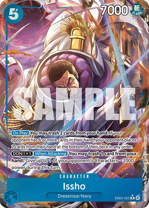 Issho (Alternate Art) The Azure Sea's Seven R EB04-022
