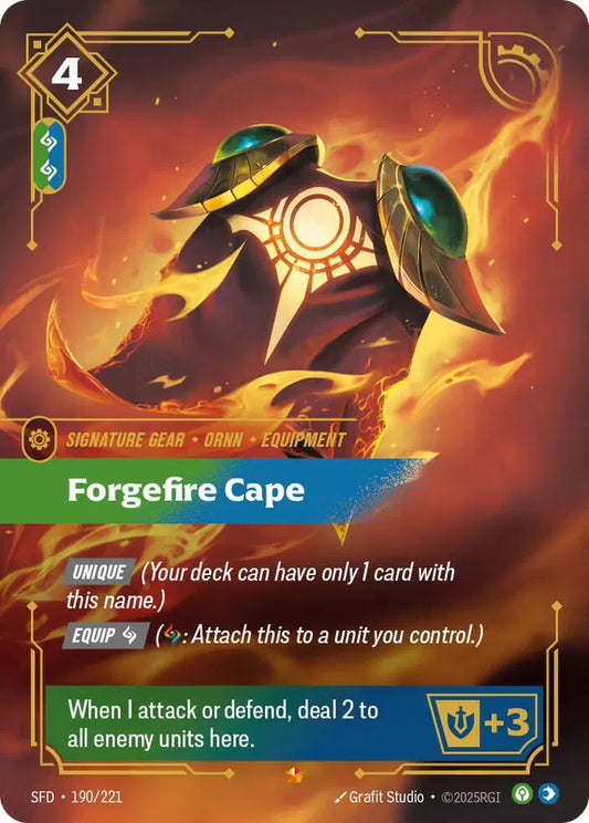 Forgefire Cape Spiritforged Epic 190/221