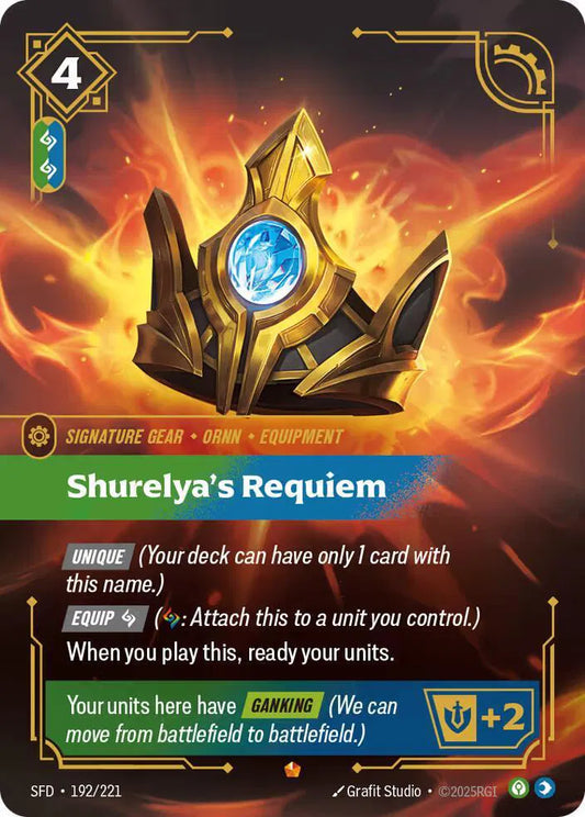 Shurelya's Requiem Spiritforged Epic 192/221
