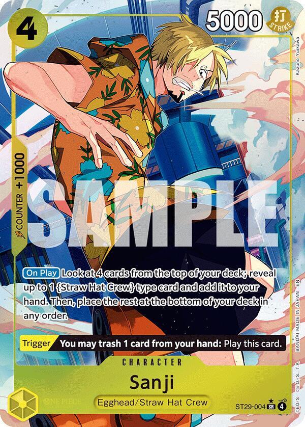 Sanji (Full Art) Starter Deck 29: Egghead SR ST29-004