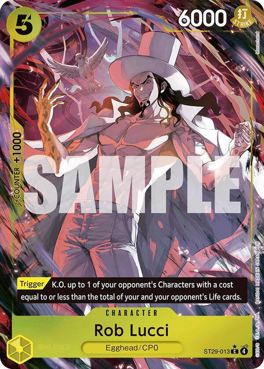 Rob Lucci (Full Art) Starter Deck 29: Egghead C ST29-013
