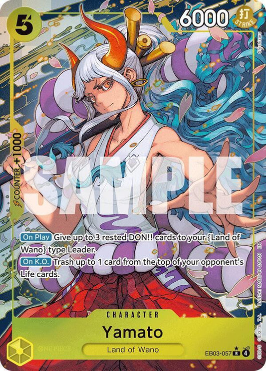 Yamato (Alternate Art) Extra Booster: One Piece Heroine's Edition R EB03-057