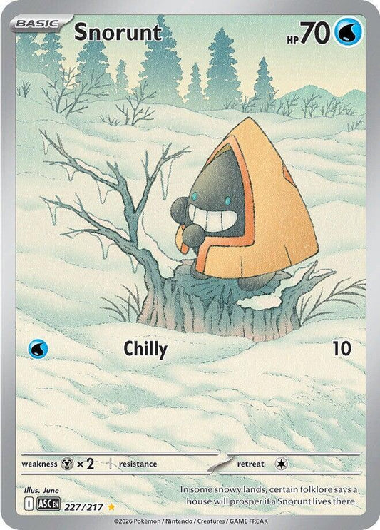Snorunt Ascended Heroes Illustration Rare 227/217