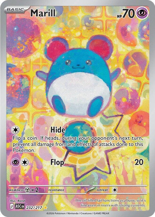 Marill Ascended Heroes Illustration Rare 232/217