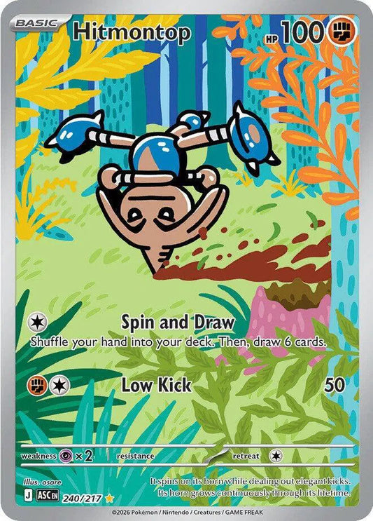 Hitmontop Ascended Heroes Illustration Rare 240/217