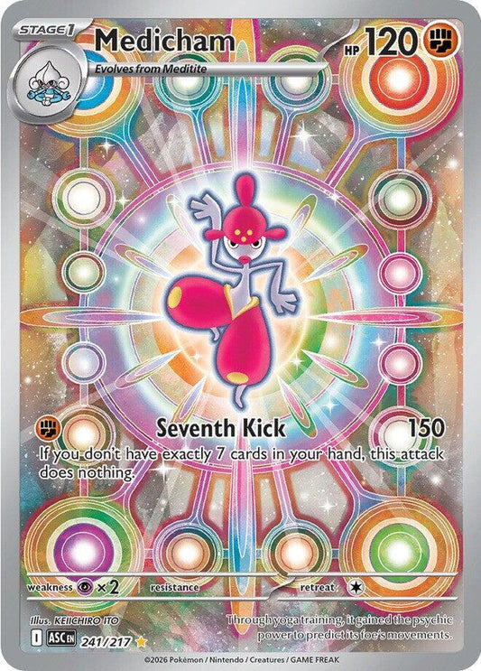 Medicham Ascended Heroes Illustration Rare 241/217