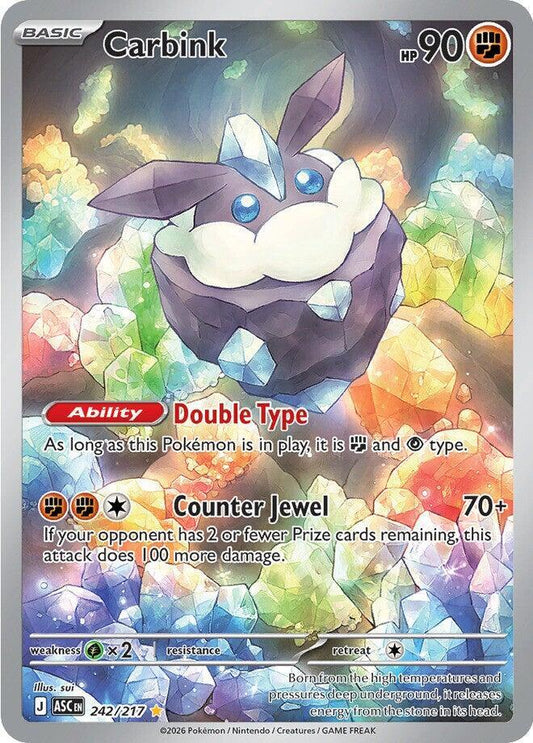 Carbink Ascended Heroes Illustration Rare 242/217