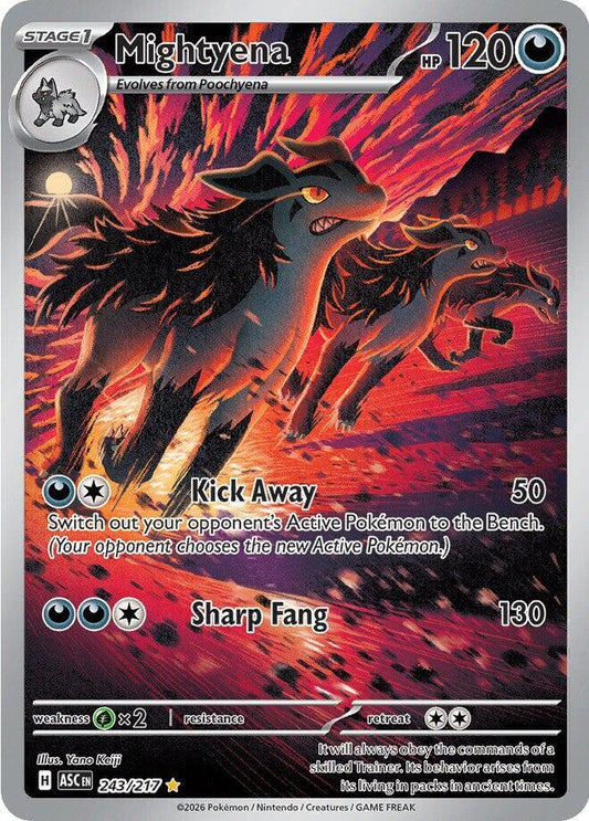 Mightyena Ascended Heroes Illustration Rare 243/217