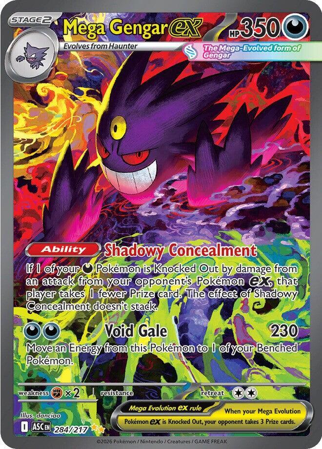 Mega Gengar ex Ascended Heroes Special Illustration Rare 284/217