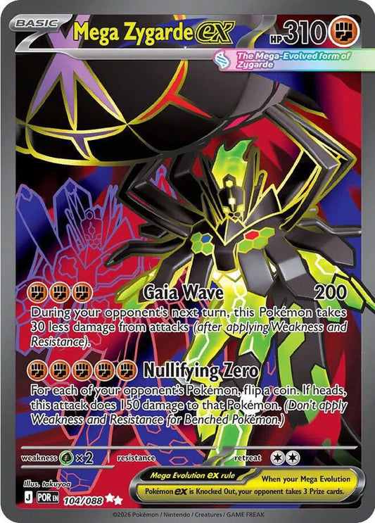 Mega Zygarde ex Perfect Order Ultra Rare 104/088
