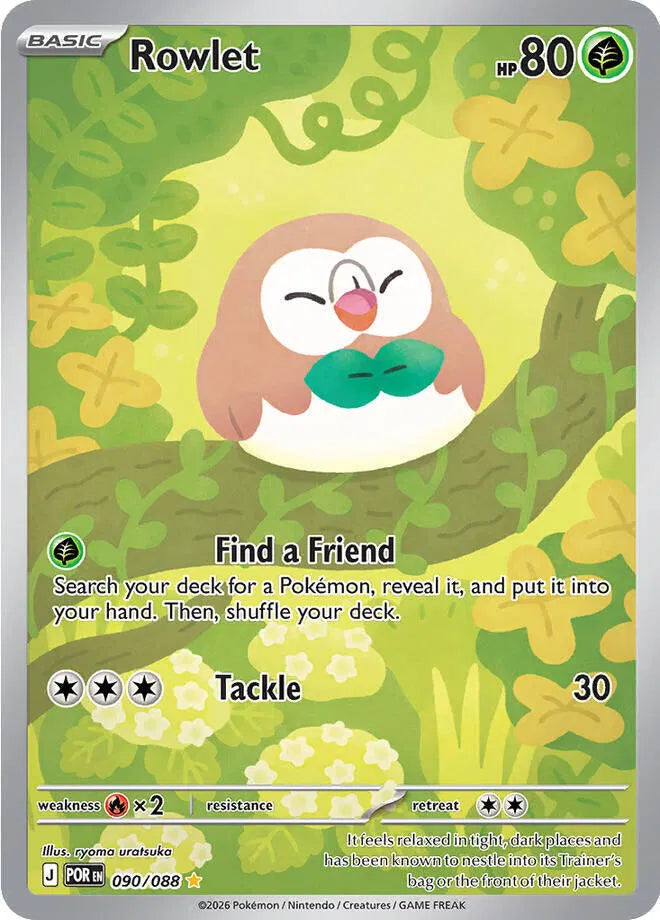 Rowlet Perfect Order Shiny Rare 090/088