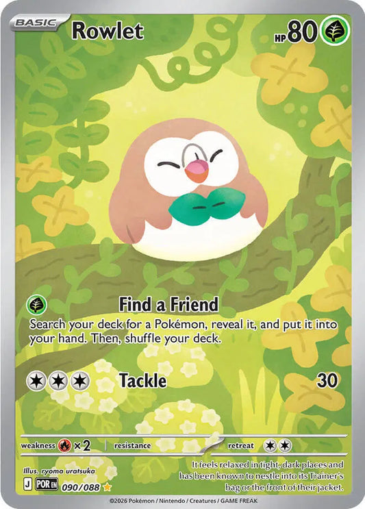 Rowlet Perfect Order Shiny Rare 090/088