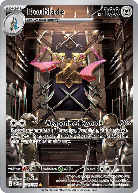 Doublade Perfect Order Illustration Rare 098/088