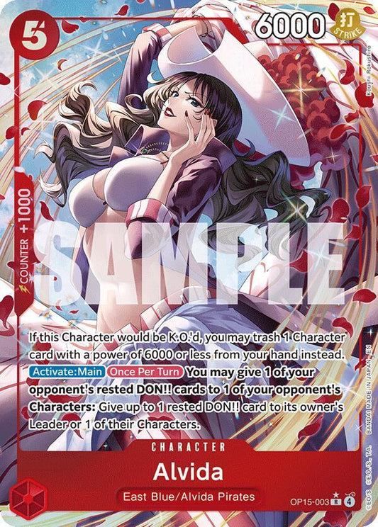 Alvida (Alternate Art) Adventure on Kami's Island R OP15-003