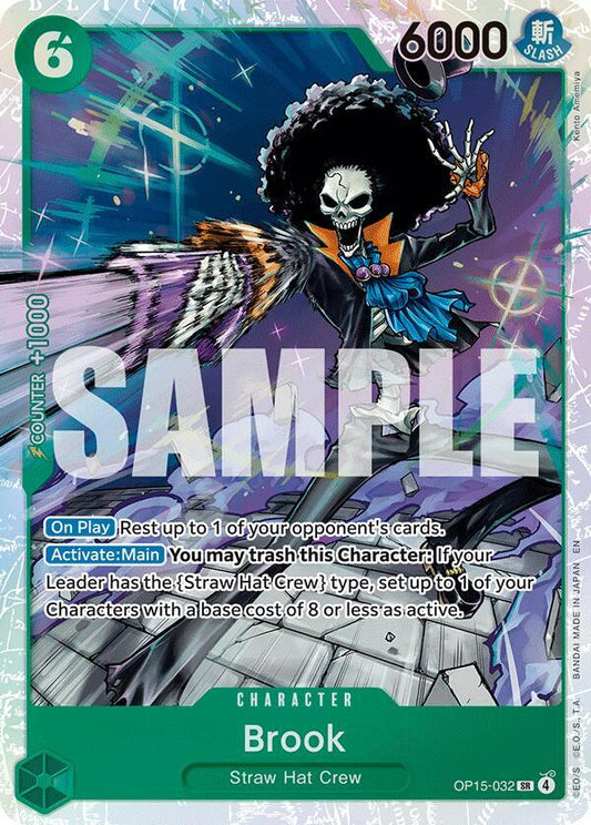 Brook (OP15-032) Adventure on Kami's Island SR OP15-032