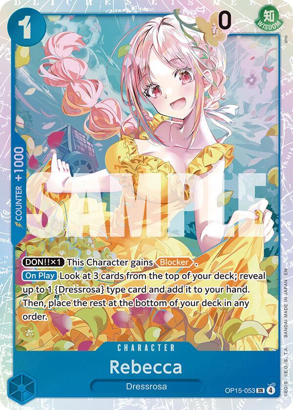 Rebecca (OP15-053) Adventure on Kami's Island SR OP15-053