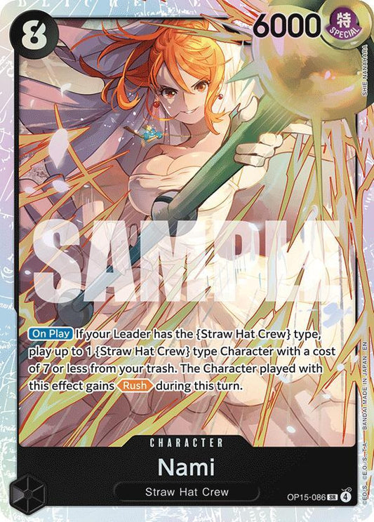 Nami (OP15-086) Adventure on Kami's Island SR OP15-086