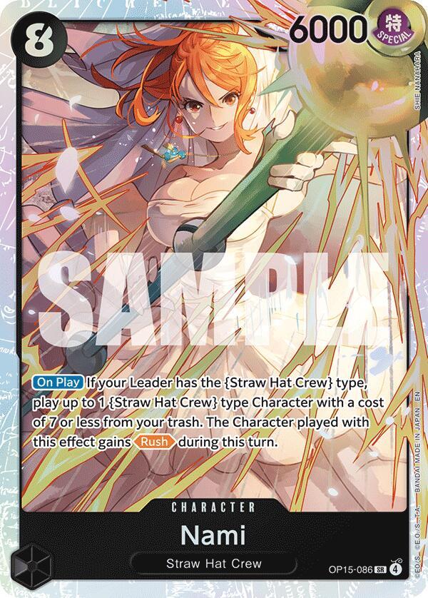 Nami (OP15-086) Adventure on Kami's Island SR OP15-086