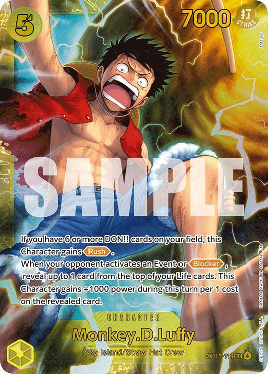 Monkey.D.Luffy (OP15-119) Adventure on Kami's Island SEC OP15-119
