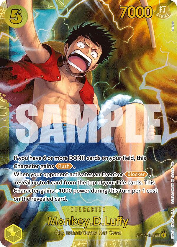 Monkey.D.Luffy (OP15-119) Adventure on Kami's Island SEC OP15-119