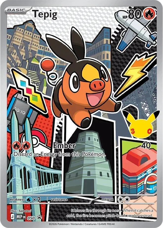 Tepig Mega Evolution Promos Promo 050