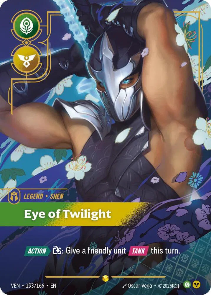 Shen - Eye of Twilight (Overnumbered) Vendetta Rare 193/166