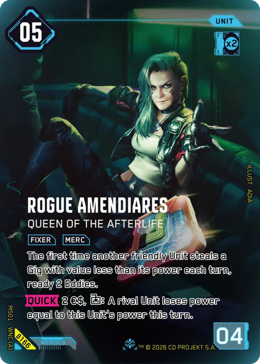 Rogue Amendiares - Queen of the Afterlife (IO) Welcome to Night City - Beta Iconic Other B166